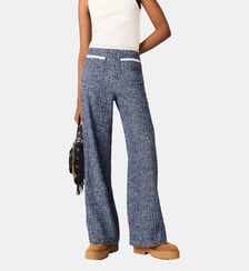 Pantalon en tweed Maje