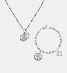 Bracelet en Acier, Cristaux, émail LOVE Morellato