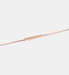 Bracelet Anagramme rainuré sur chaine. JEM