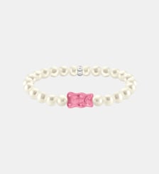 Bracelet de perles avec Ours d’Or rose Thomas Sabo