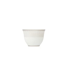 Set of 2 Porcelain Tea & Coffee Cups Platinum Finish - MALMAISON IMPÉRIALE Christofle