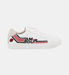 Tennis basses Simone Amour Retro cuir Bons Baisers