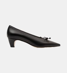 Brent - Escarpins En Cuir Nappa Noir Parallèle