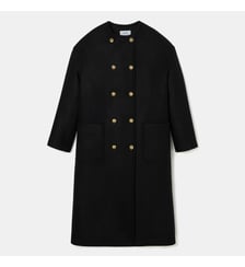 Manteau Mertia Noir Zapa