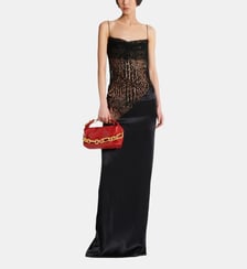 Robe fluide à bretelles fines Balmain