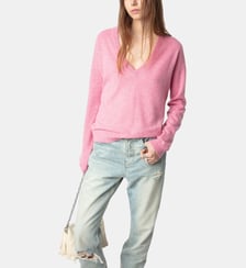 Pull Vivi Patch 100% Cachemire Zadig&Voltaire