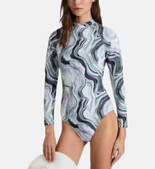 Maillot de bain une pièce anti-UV Marble Vilebrequin