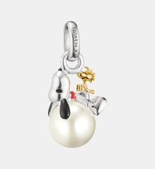Pendentif Charm avec perle Snoopy & Woodstock Santa Edition PEANUTS Connect Thomas Sabo