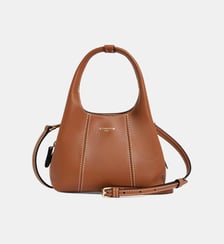 Mini Sac à main Juliette en cuir grainé Le Tanneur