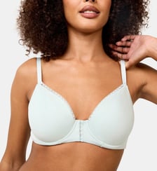 Soutien-gorge avec armatures moulés Softness vert d'eau Maison Lejaby