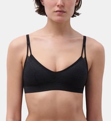 Bralette dentelle à coques seconde peau Chantelle