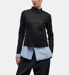 Blouson cintré en simili Adolfo Dominguez