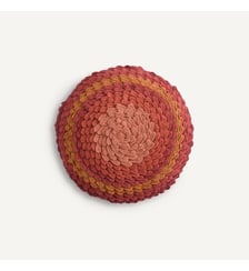 Coussin rond en crochet de coton La Redoute Interieurs