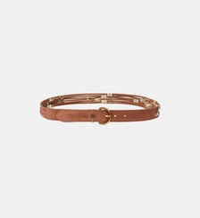 Ceinture en daim de 3 cm à passants Pinko