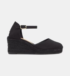 Espadrilles compensées à bride cheville et talon tressé CAROL Castaner