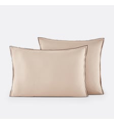 Taie d'oreiller en satin de coton lavé, 118 fils La Redoute Interieurs