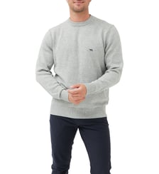 Pull droit en coton à col rond Gunn Rodd & Gunn