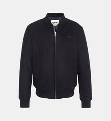 Blouson en laine mélangée Schott