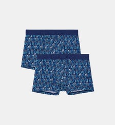 Lot de 2 boxers Elvis Ho forme shorty en microfibre Hom