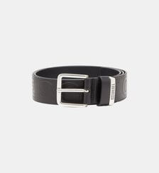 Ceinture en cuir de 4 cm avec lettrage en relief Diesel