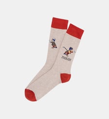 Chaussettes en coton - Golf Beige Arthur