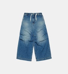 Jean coupe relaxed à lavage bleu moyen MM6 Maison Margiela