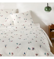 Parure 30% coton recyclé, taie carrée La Redoute Interieurs