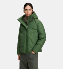Manteau court matelassé à capuche réglable Adolfo Dominguez
