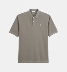 Polo Lucas en piqué de coton Serge Blanco