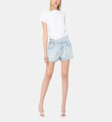 T-shirt à mini logo Pinko