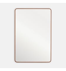 Miroir rectangulaire, en plaqué noyer, 80 x 120 cm La Redoute Interieurs