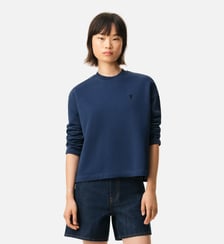 Sweatshirt Court Ami De Coeur en Coton AMI Paris