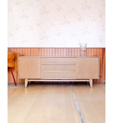 Enfilade en acajou et chêne Margaret N°511- Produit chiné Debongout