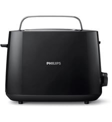 Grille-pain HD2581/90 Toaster noir Daily, 2 fentes, 830W Philips