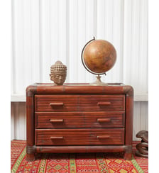 Commode en bambou Olga N°694- Produit chiné Debongout