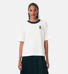 T-shirt jersey broderie oversize Lacoste