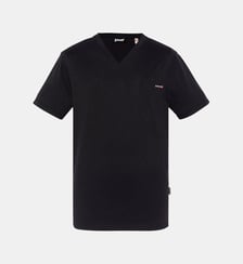 T-shirt col V effet flammé Schott