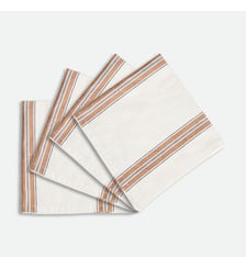 Lot 4 serviettes de table en coton lavé La Redoute Interieurs