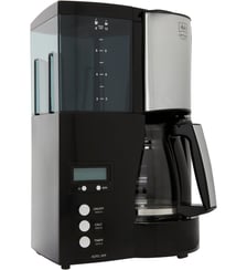 Cafetière programmable Optima Timer Noir Acier Brossé Melitta
