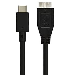 Câble USB C USB-C vers Micro USB 3.0 - 1M NOIR Essentiel B