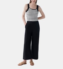 Pantalon pandi 100% lin - Motif uni - Coupe large Caroll