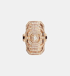 Bague My Way diamants et or rose Statement