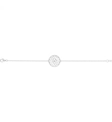 Bracelet Vecchio en Argent avec diamant blanc La Garçonne Diamant
