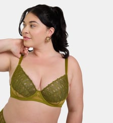 Soutien-gorge avec armatures Dreamcatcher vert Maison Lejaby