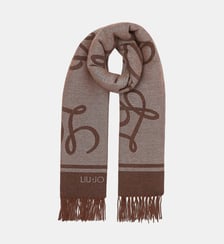 Étole Jacquard avec Logo Liu Jo
