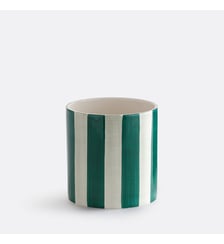 Cache-pot en céramique, à rayures, diamètre 14 cm La Redoute Interieurs