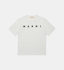 T-shirt en jersey avec logo Marni