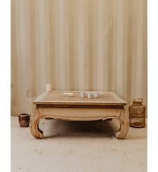 Table basse en bois Léonie N°1129- Produit chiné Debongout