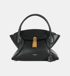 Sac Pulse Day Small en cuir lisse Balmain