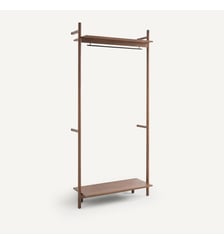 Penderie pour dressing, noyer et plaqué AM.PM
